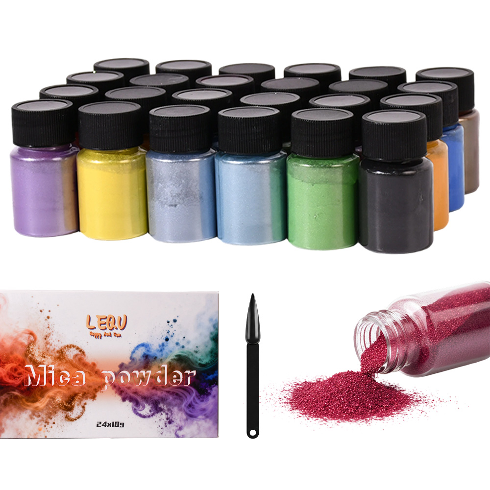 Resin Pigment Set - Poudre de mica caméléon 24 couleurs