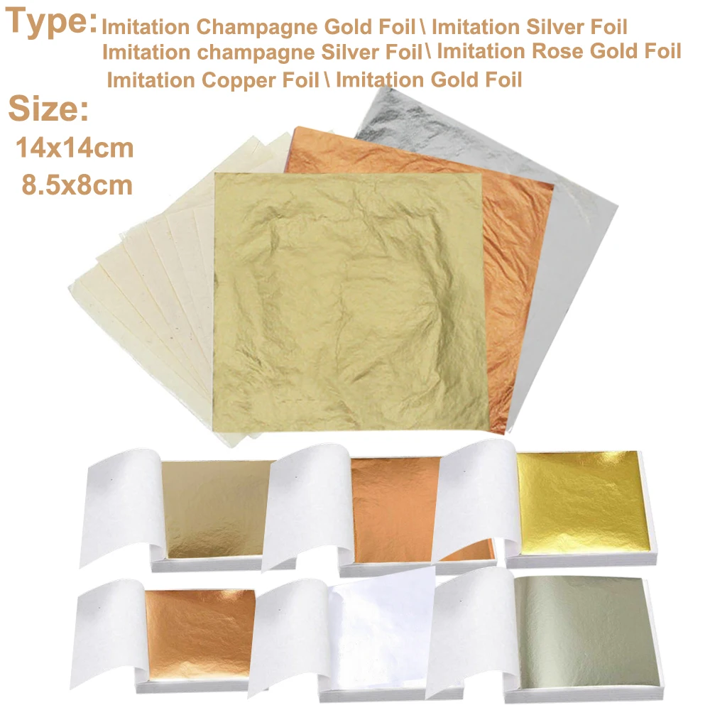 100 pièces Imitation ors argen - Gold Foil Flakes avis et prix