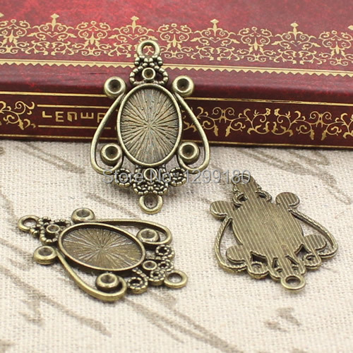 Cadre en alliage Bronze, 50 pi - Bezels Set Pendant avis et prix
