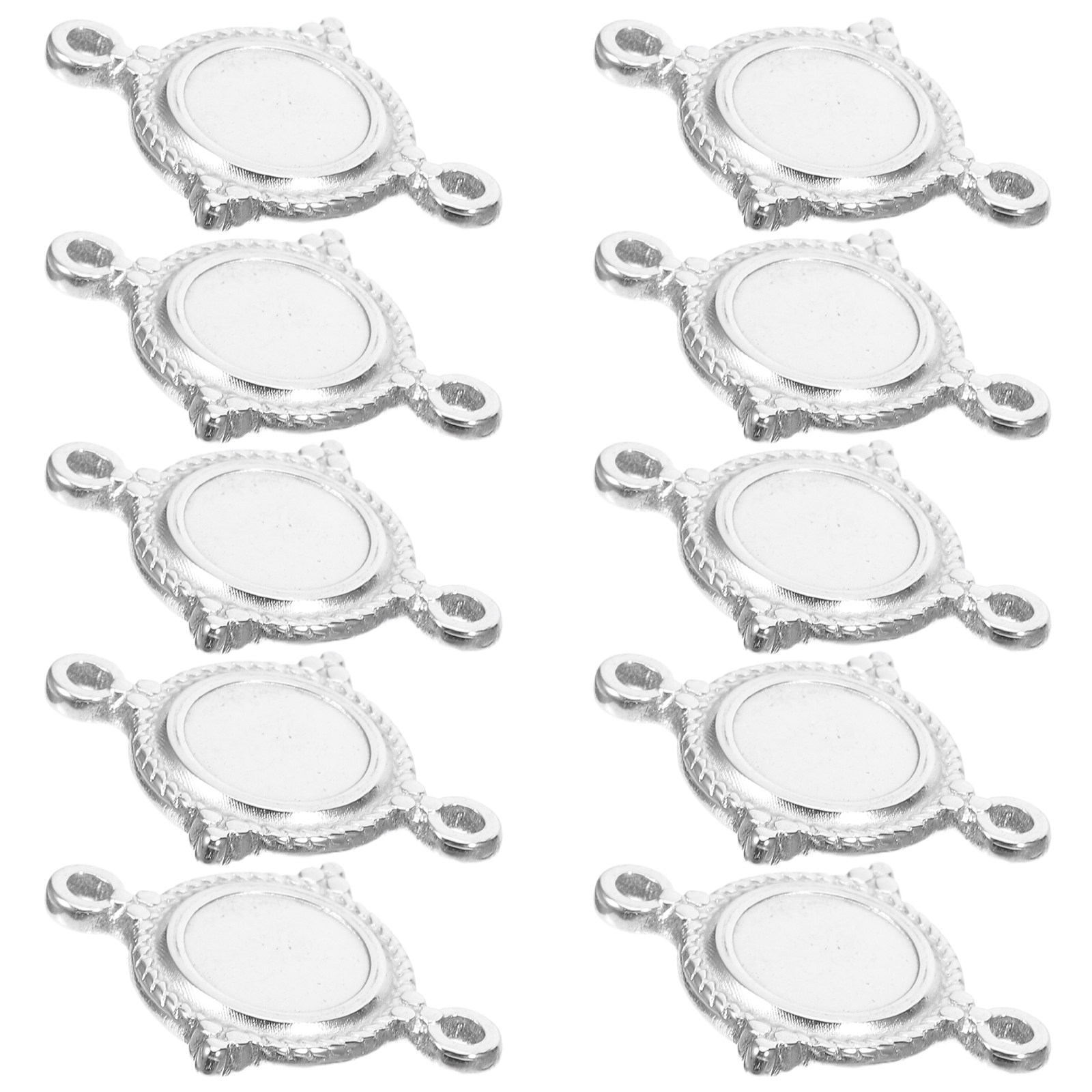 10 pièces, plateaux ronds en a - Bezels Set Pendant avis et prix
