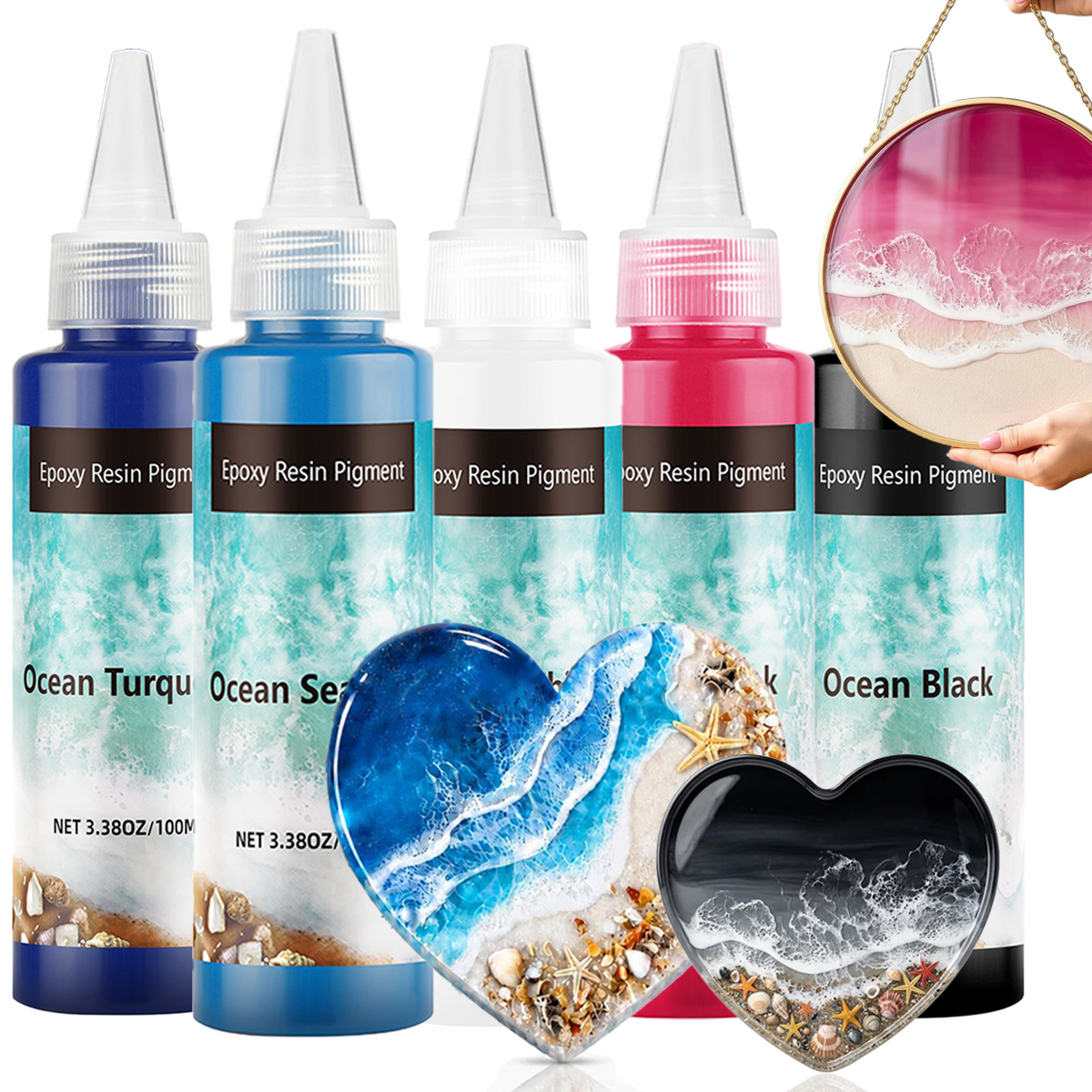 Pâte de pigment époxy bleu pro - Resin Pigment Set avis et prix